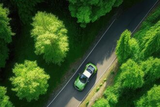 voiture en pleine nature