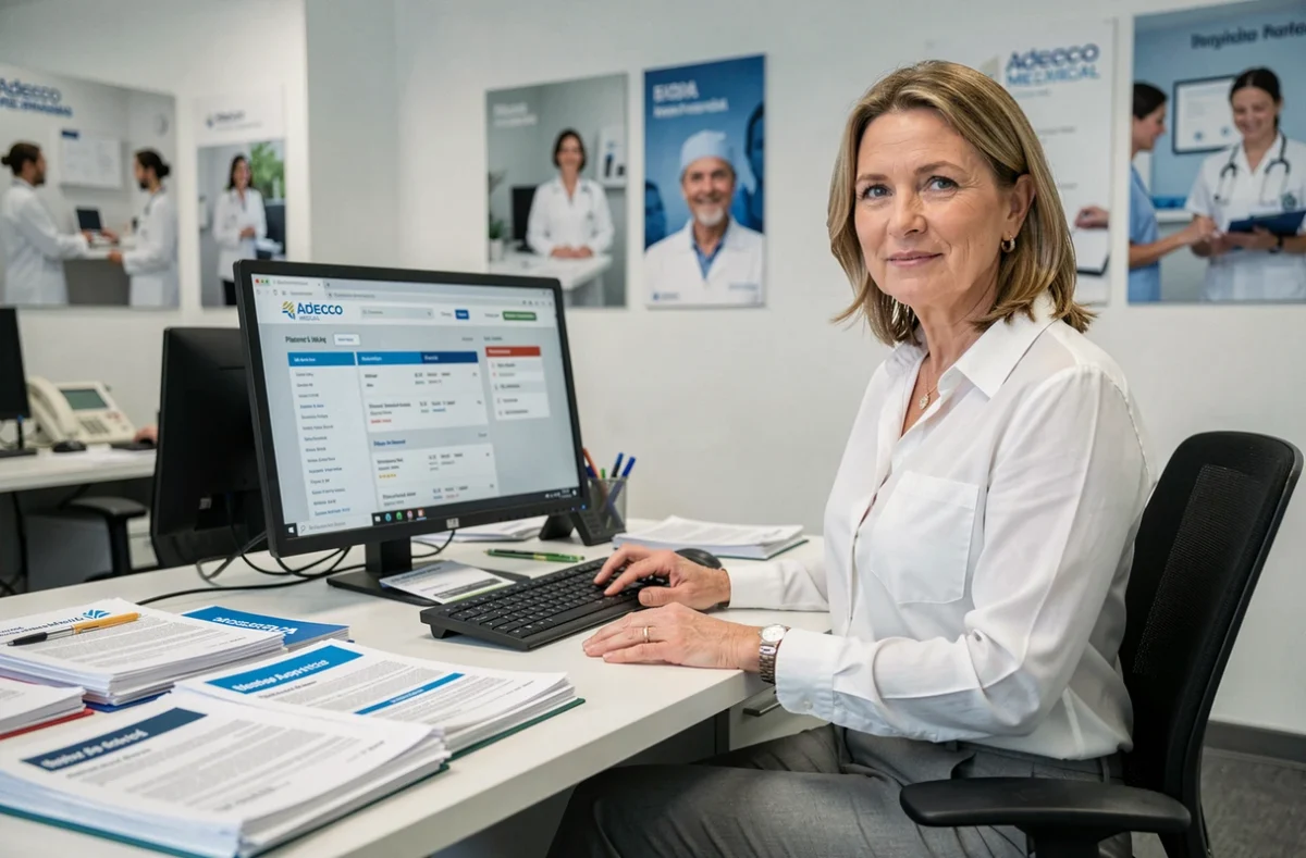 Spécialiste en recrutement médical chez Adecco Medical dans une agence du Var