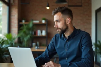 Entrepreneur consultant ses dossiers de subventions et aides financières pour son projet en 2026