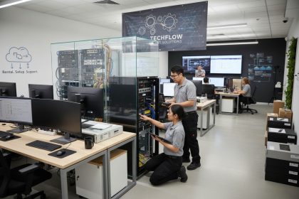 Matériel informatique en location dans un magasin spécialisé
